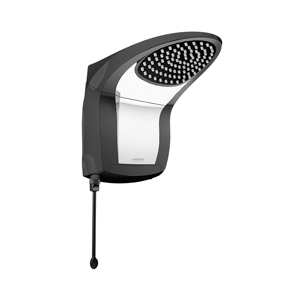 Ducha Acqua Jet Ultra Preta / Cromada